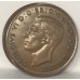 AUSTRALIA 1948 . ONE 1 PENNY . ERROR . HUGE LIP OFF CENTRE MIS-STRIKE
